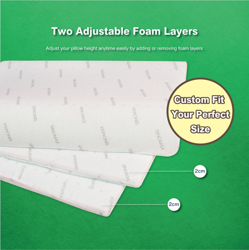 Sinomax Organic Healthy Pillow Plus (two layer adjustment)