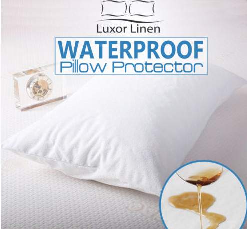 Luxor Waterproof Cotton Terry Pillow Protector