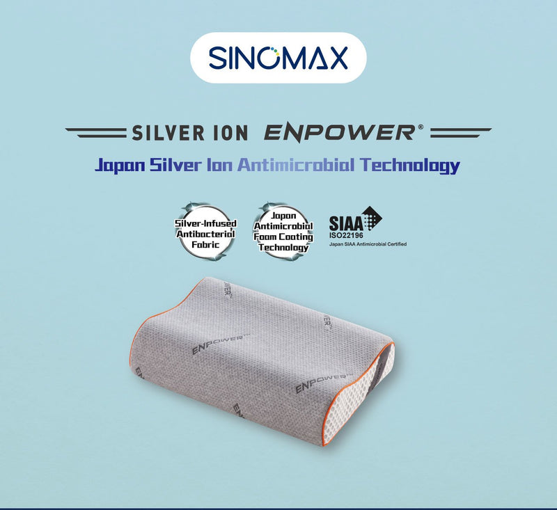 Sinomax SILVER ION ENPOWER® Silver Ionic Neck Pillow
