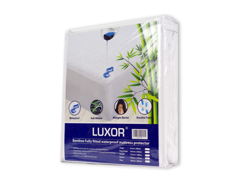 Luxor Bamboo Waterproof Mattress Protector