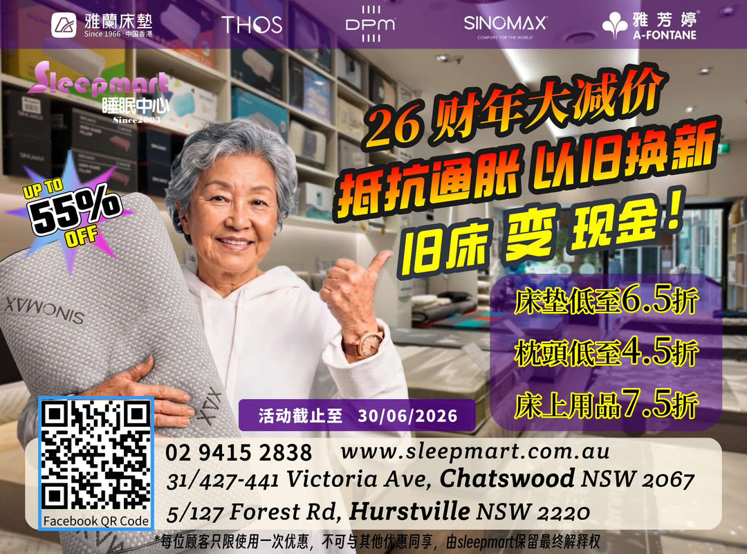 🛏️ 2026 财政年度大减价！抵抗通胀，以旧换新，旧床垫变现金