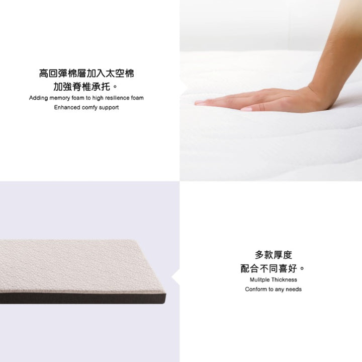 Spa Supreme 波特兰床垫 5 英寸（92*190 厘米）