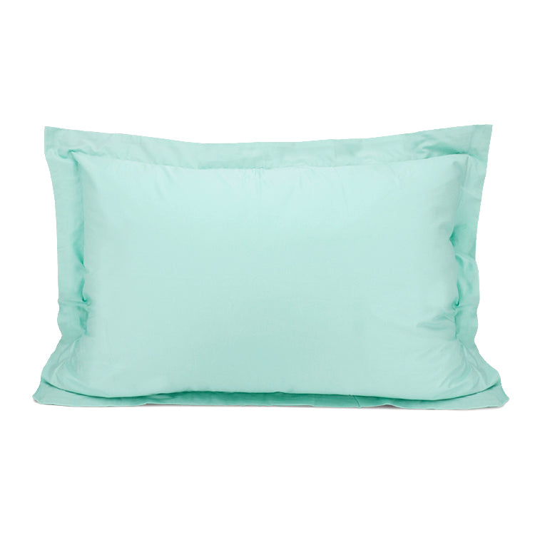 A-Fontane Cotton Sateen Solid Collection Quilt Cover Set (Multiple Colors)