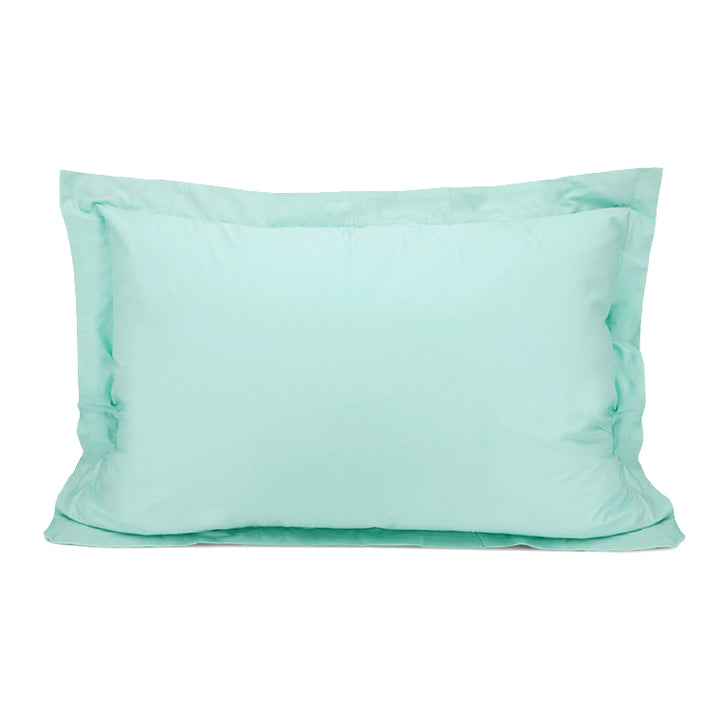 A-Fontane Cotton Sateen Solid Collection Quilt Cover Set (Multiple Colors)