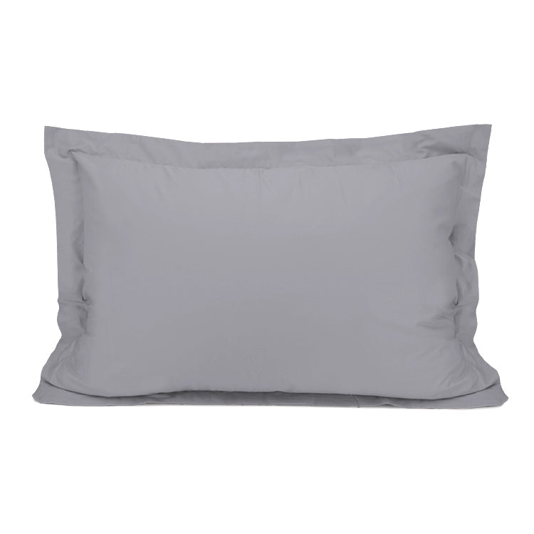A-Fontane Cotton Sateen Solid Collection Quilt Cover Set (Multiple Colors)