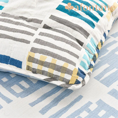 A-Fontane Self Cleaning Cotton Quilt Cover Set (Multiple Pattern)