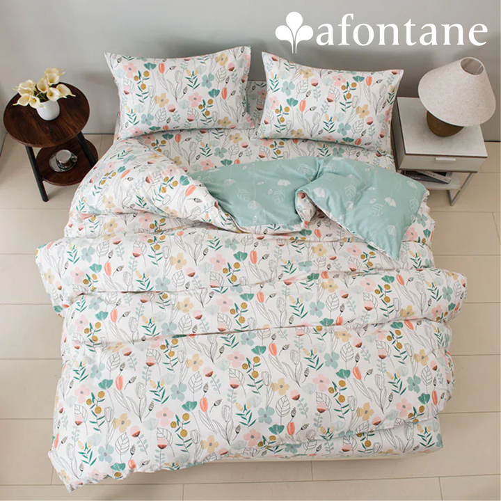 A-Fontane Self Cleaning Cotton Quilt Cover Set (Multiple Pattern)