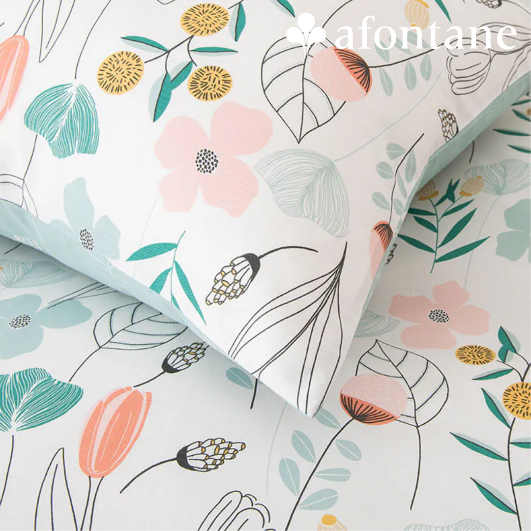 A-Fontane Self Cleaning Cotton Quilt Cover Set (Multiple Pattern)