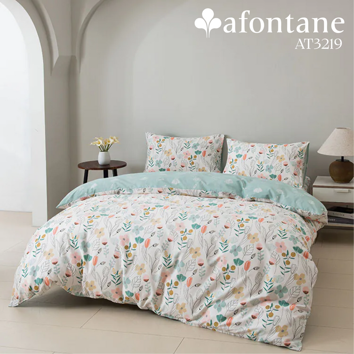 A-Fontane Self Cleaning Cotton Quilt Cover Set (Multiple Pattern)