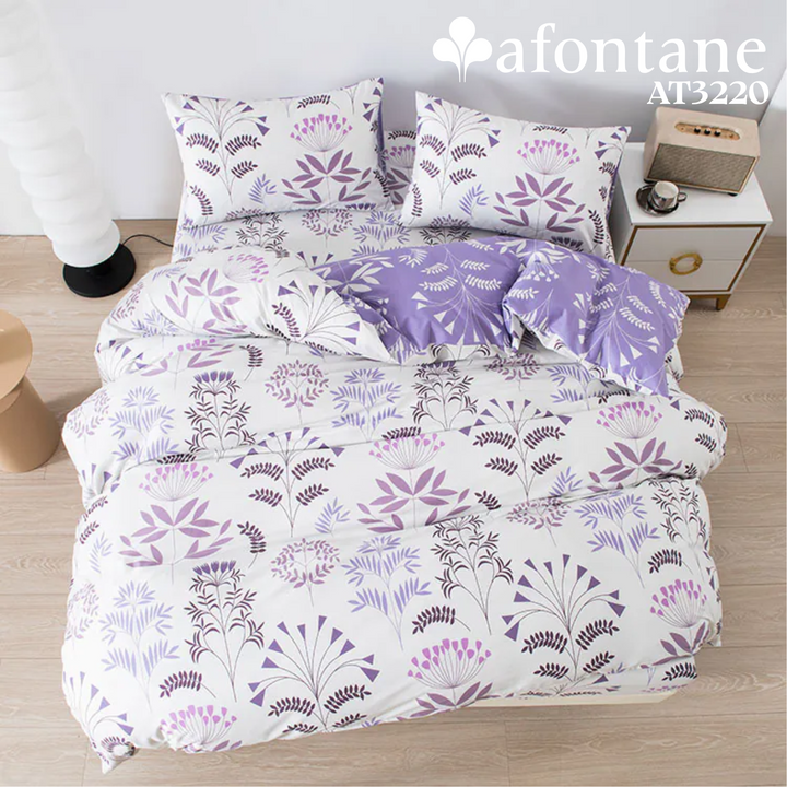 A-Fontane Self Cleaning Cotton Quilt Cover Set (Multiple Pattern)