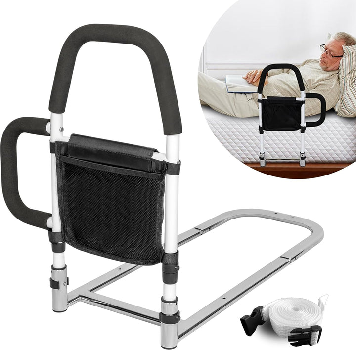 Bed Rails with Storage Pocket