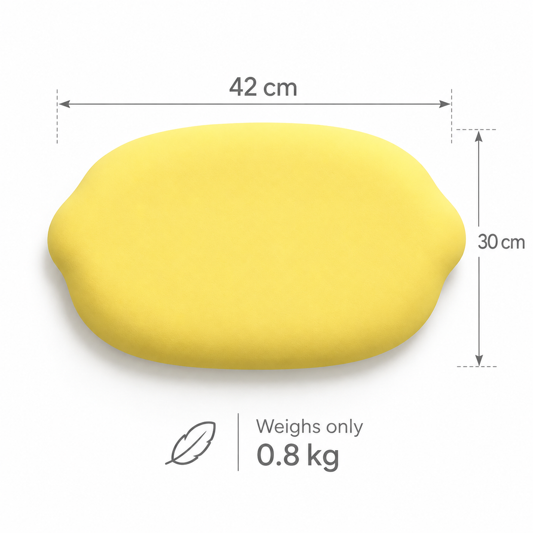 Lemon Shape Fun Design Memory Foam Pillow