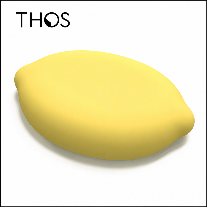 Lemon Shape Fun Design Memory Foam Pillow