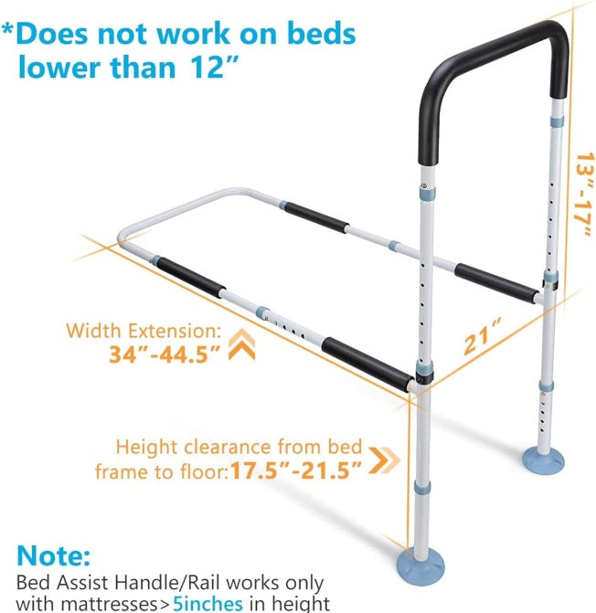 Bed Rail with floor support