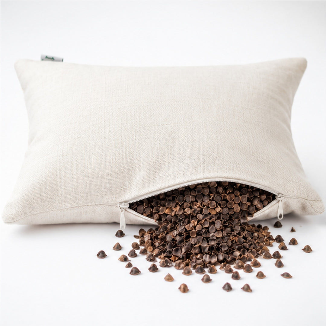 The Buckwheat Hull Pillow