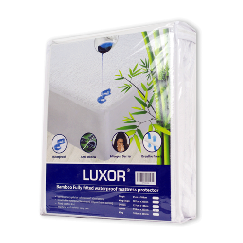 Luxor Bamboo Waterproof Mattress Protector
