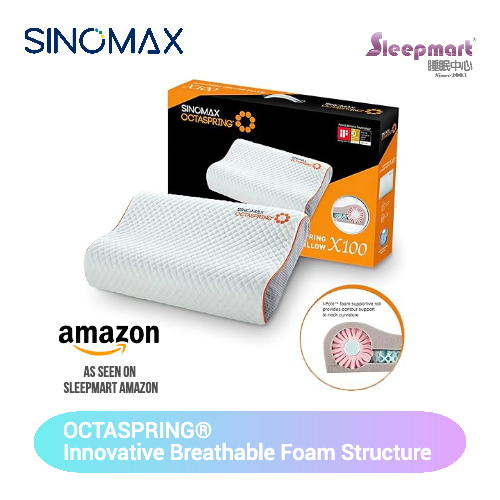 Sinomax OCTASPRING® Contour Pillow X100
