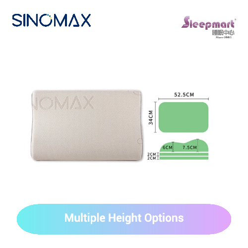 Sinomax Organic Healthy Pillow Plus (two layer adjustment)
