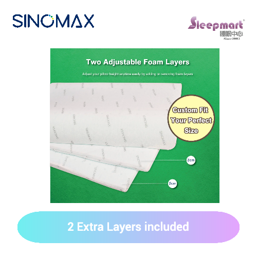 Sinomax Organic Healthy Pillow Plus (two layer adjustment)