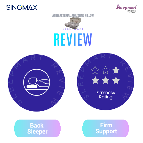 Sinomax Antibacterial Adjusting Pillow
